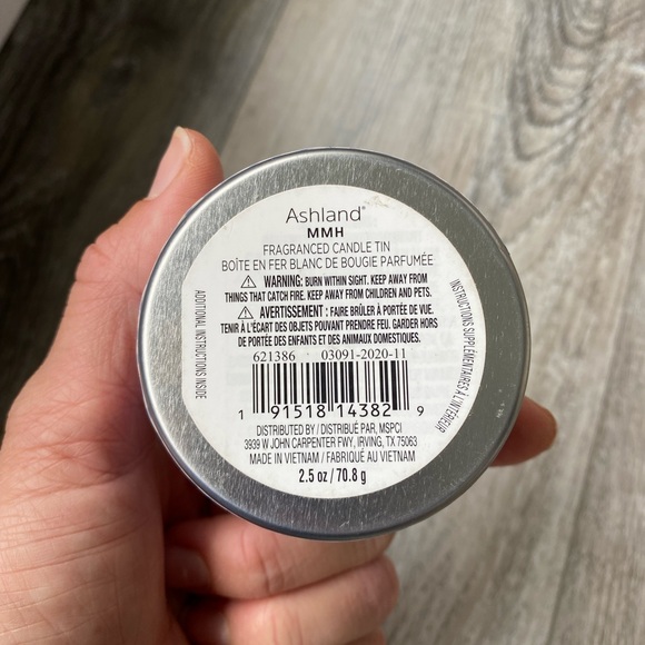 5/$10 Citrus Candle in Decorative Tin 2.5 oz - Picture 5 of 5